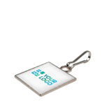 Tirette de fermeture éclair ronde en métal pour sacs et vestes avec zone d'impression
