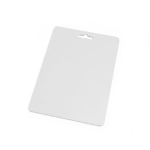 Badge d’identification fabriqué UE pour entreprises et événements couleur blanc