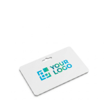 Badge d’identification fabriqué UE pour entreprises et événements avec zone d'impression