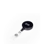 Porte-badge rétractable en plastique avec clip pour professionnels avec zone d'impression