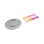 Pin's métallique pour vêtements avec fermeture magnétique carrée