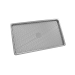 Pin's' métallique avec fermeture magnétique rectangulaire grand format couleur argenté