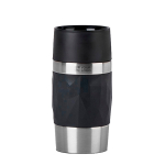 Gobelet isotherme nomade en acier inoxydable, compact et antifuite avec zone d'impression