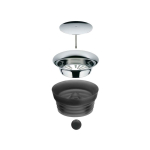 Carafe en verre avec filtre intégré et fermeture pratique WMF 1 L couleur noir