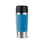 Gobelet isotherme en inox hermétique Tefal Travel Classic Twist 360 ml couleur bleu
