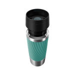 Gobelet isotherme en inox hermétique Tefal Travel Classic Twist 360 ml couleur vert