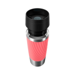 Gobelet isotherme en inox hermétique Tefal Travel Classic Twist 360 ml couleur corail