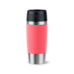 Gobelet isotherme en inox hermétique Tefal Travel Classic Twist 360 ml couleur corail