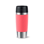 Gobelet isotherme en inox hermétique Tefal Travel Classic Twist 360 ml couleur corail