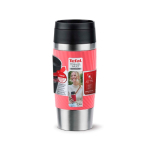 Gobelet isotherme en inox hermétique Tefal Travel Classic Twist 360 ml couleur corail