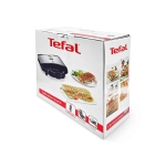 Grill à plaques antiadhésives et fermeture sécurisée Tefal couleur argenté