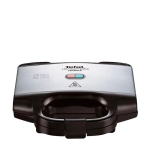 Grill à plaques antiadhésives et fermeture sécurisée Tefal avec zone d'impression