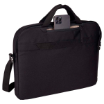 Sacoche pour ordinateur recyclée avec poche cachée Case Logic® 14” couleur noir