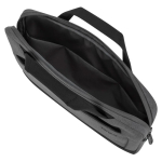 Sacoche pour ordinateur portable en RPET avec poche avant Targus 15,6” couleur gris