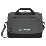 Sacoche pour ordinateur portable en RPET avec poche avant Targus 15,6” couleur gris