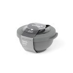 Lunch box hermétique en plastique et tritan, fabrication UE 200 ml couleur gris
