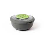 Boîte repas hermétique en plastique et tritan, fabrication UE 1 L couleur gris