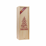 Petite coffret à vin en bois fabrication UE, avec couvercle coulissant