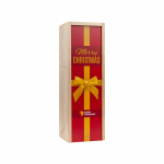Petite coffret à vin en bois fabrication UE, avec couvercle coulissant