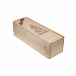 Coffret en bois double pour vin fabrication UE et couvercle coulissant