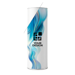 Tube protecteur pour bouteilles en carton recyclable fabrication UE avec zone d'impression