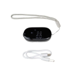Appareil de mesure électronique avec écran et recharge USB-C 99M couleur noir