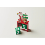 Calendrier de bureau festif avec décompte jusqu’à Noël couleur multicolore vue photographique