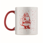 Tasse en céramique avec motif de Noël et anse assortie 300 ml quatrième vue