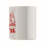 Tasse en céramique avec motif de Noël et anse assortie 300 ml cinquième vue