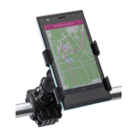 Support en plastique noir pour téléphone spécial vélo couleur noir première vue