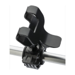 Support en plastique noir pour téléphone spécial vélo couleur noir deuxième vue