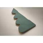 Décoration pliable en papier en forme de sapin de Noël personnalisable couleur vert troisième vue photographique