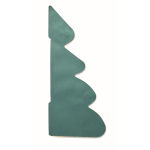 Décoration pliable en papier en forme de sapin de Noël personnalisable couleur vert cinquième vue