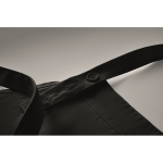 Tablier avec poches avant et ajustable au niveau du cou 240 g/m2 couleur noir quatrième vue photographique