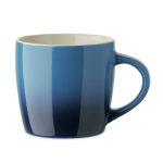 Tasse en céramique avec dégradé en plusieurs couleurs 300 ml couleur bleu huitième vue