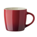 Tasse en céramique avec dégradé en plusieurs couleurs 300 ml couleur rouge huitième vue