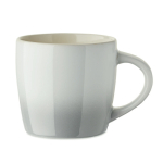 Tasse en céramique avec dégradé en plusieurs couleurs 300 ml couleur blanc huitième vue