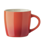 Tasse en céramique avec dégradé en plusieurs couleurs 300 ml couleur orange huitième vue
