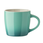 Tasse en céramique avec dégradé en plusieurs couleurs 300 ml couleur turquoise huitième vue