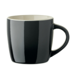 Tasse en céramique avec dégradé en plusieurs couleurs 300 ml couleur gris foncé huitième vue
