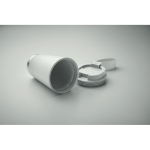Mug à double paroi à emporter avec sangle RPET 300 ml couleur blanc