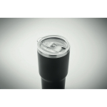 Gobelet en inox avec couvercle à ouverture coulissante 500 ml couleur noir huitième vue