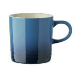 Tasse en céramique avec dégradé de couleurs et intérieur blanc 290 ml couleur bleu huitième vue