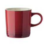 Tasse en céramique avec dégradé de couleurs et intérieur blanc 290 ml couleur rouge huitième vue