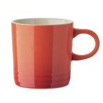 Tasse en céramique avec dégradé de couleurs et intérieur blanc 290 ml couleur orange huitième vue