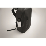 Sac à dos noir pour ordinateur portable en RPET imperméable 16 pouces couleur noir vue thématique photographique