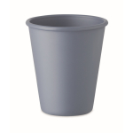 Gobelet réutilisable à simple paroi en maïs 200 ml couleur noir mat