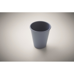 Gobelet réutilisable à simple paroi en maïs 200 ml couleur noir mat deuxième vue photographique