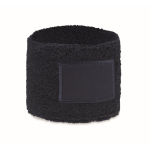 Bracelet de sport en polycoton avec patch personnalisable couleur bleu marine