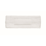 Bandeau de sport avec un patch personnalisable couleur blanc deuxième vue